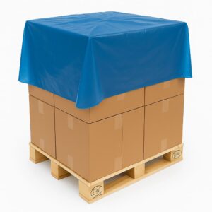 LDPE palečių uždangalai 125/42x100 65mk mėlyni (50vnt.)