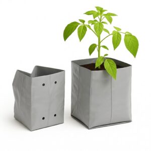 Polietileninis vazonėlis daigams 8l (šviesiai pilki)