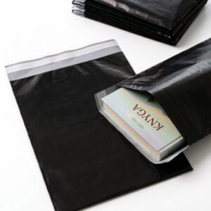 LDPE dvisluoksniai siuntų vokai su lipnia juostele 22x30+4cm 50my (100vnt.)